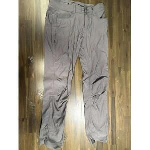 prAna Women’s Straight Fit Pants Gray Size 4 Regular Cargo Pockets